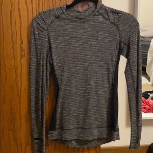 Gray with black details, lululemon size 6